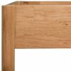 Bed Frame Solid Oak Wood 140x200 cm