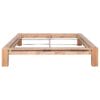 Bed Frame Solid Oak Wood 140x200 cm
