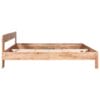 Bed Frame Solid Oak Wood 160x200 cm