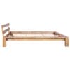 Bed Frame Solid Oak Wood 160x200 cm