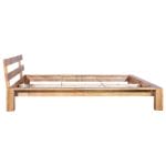 Bed Frame Solid Oak Wood 160×200 cm 4