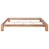 Solid Oak Wood Bed Frame 160x200 cm.