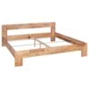 Bed Frame Solid Oak Wood 180x200 cm