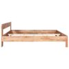 Bed Frame Solid Oak Wood 180x200 cm