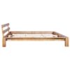 Bed Frame Solid Oak Wood 180x200 cm