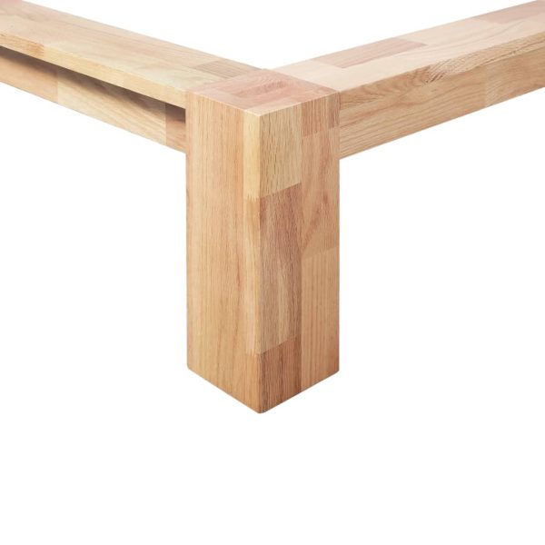 Oak Solid Wood Bed Frame 180x200cm