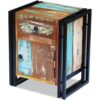 Bedside Cabinet Solid Reclaimed Wood