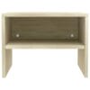 Bedside Cabinet Sonoma Oak 40x30x30 cm Chipboard