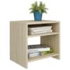 Bedside Cabinet Sonoma Oak 40x30x40 cm Chipboard