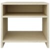 Bedside Cabinet Sonoma Oak 40x30x40 cm Chipboard