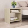Bedside Cabinets 2 pcs Sonoma Oak 40x30x40 cm Chipboard