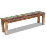 Bench Solid Reclaimed Wood 160x35x46 cm 5