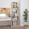Book Cabinet/Room Divider Sonoma Oak 45x24x159 cm Chipboard