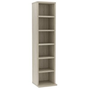 CD Cabinet Sonoma Oak 21x16x88 cm Chipboard