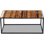 Coffee Table Solid Reclaimed Wood 100x60x40 cm 6