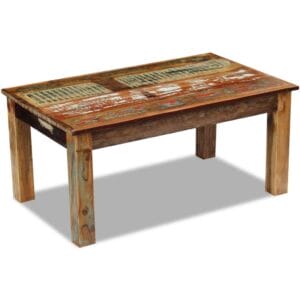 Coffee Table Solid Reclaimed Wood 100x60x45 cm