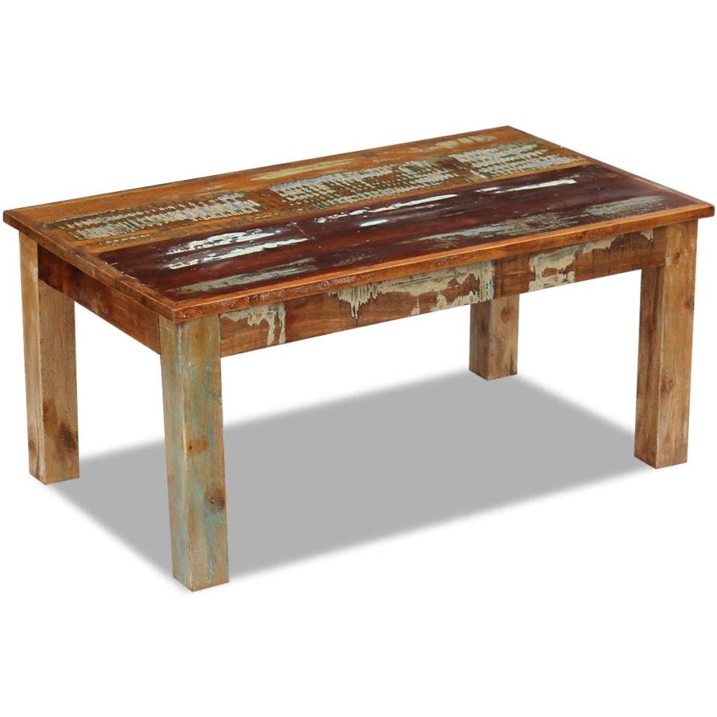 Coffee Table Solid Reclaimed Wood 100x60x45 cm