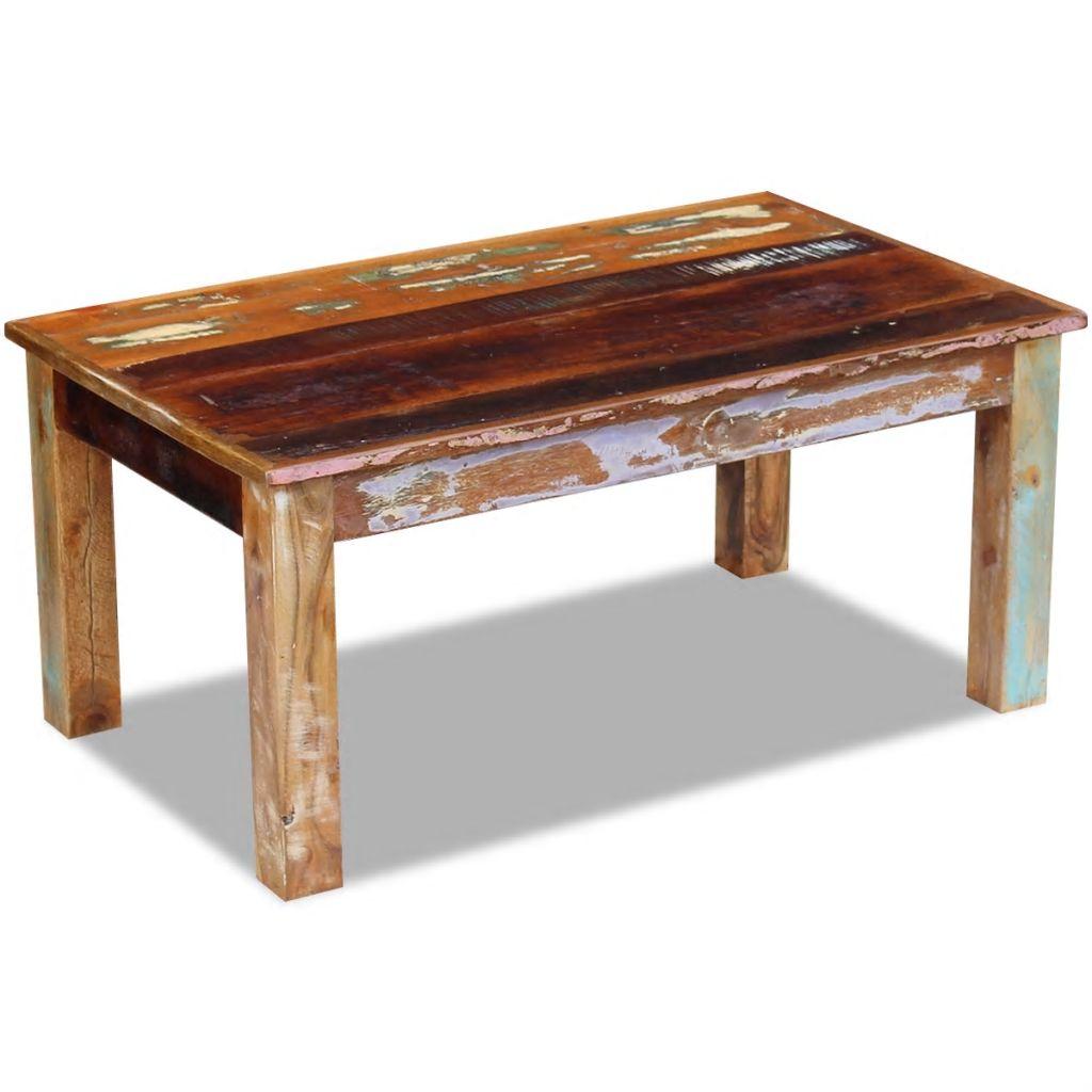 Coffee Table Solid Reclaimed Wood 100x60x45 cm