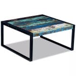 Coffee Table Solid Reclaimed Wood 80x80x40 cm 2