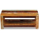 Coffee Table Solid Reclaimed Wood 90x45x35 cm 6