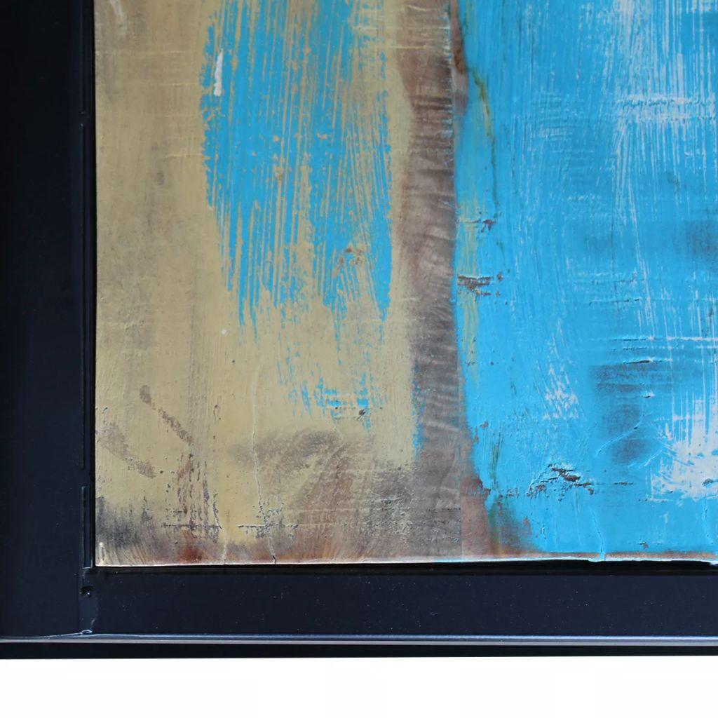 Industrial Coffee Table with Shelf Reclaimed Wood & Metal