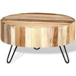 Coffee Table Solid Reclaimed Wood 5