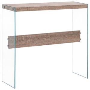 Console Table Oak 82x29x75.5 cm MDF