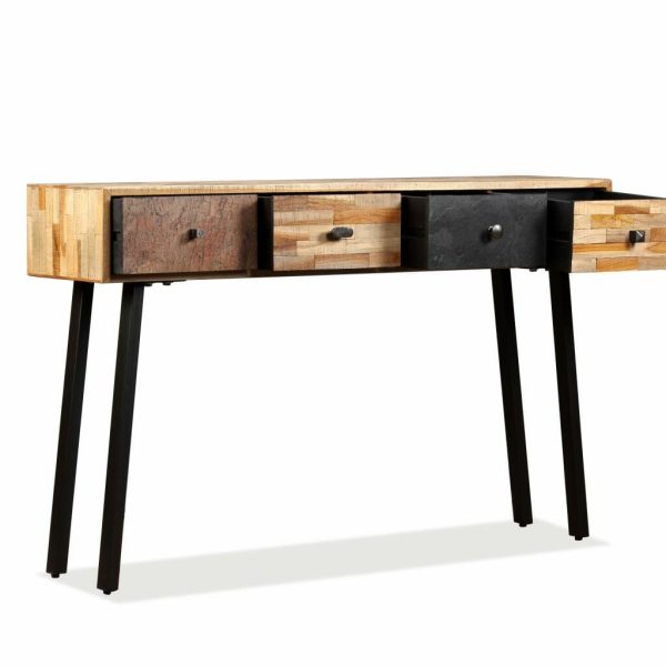 Console Table Solid Reclaimed Teak 120X30X76 Cm