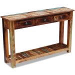 Console Table Solid Reclaimed Wood 120x30x76 cm 2