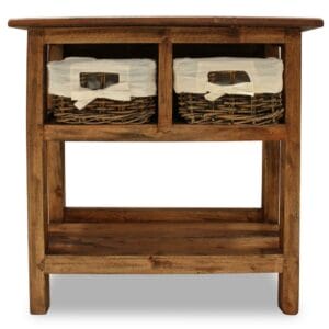 Console Table Solid Reclaimed Wood 69x28x70 cm