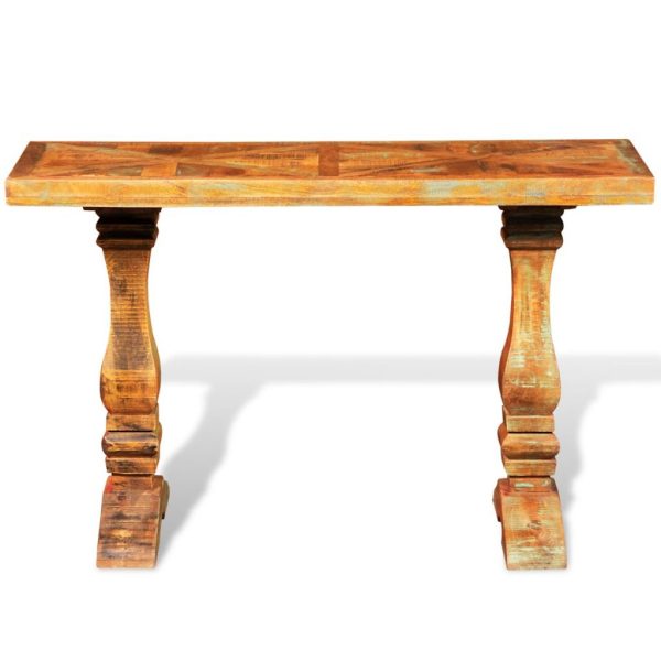 Console Table Solid Reclaimed Wood