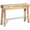 3 Drawer Console Table Reclaimed Wood