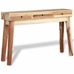 Console Table Solid Reclaimed Wood 3