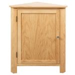 Corner Cabinet 59x36x80 cm Solid Oak Wood 2