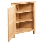 Corner Cabinet 59x36x80 cm Solid Oak Wood 5