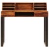 Desk 110x50x94 cm Solid Sheesham Wood and Steel