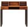 Desk 110x50x94 cm Solid Sheesham Wood and Steel