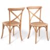 Dining Chair 48x45x90 cm Solid Oak Wood