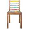 Dining Chairs 2 pcs Solid Reclaimed Boat Wood 45x45x85 cm