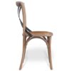 Dining Chairs 6 pcs 48x45x90 cm Solid Oak Wood
