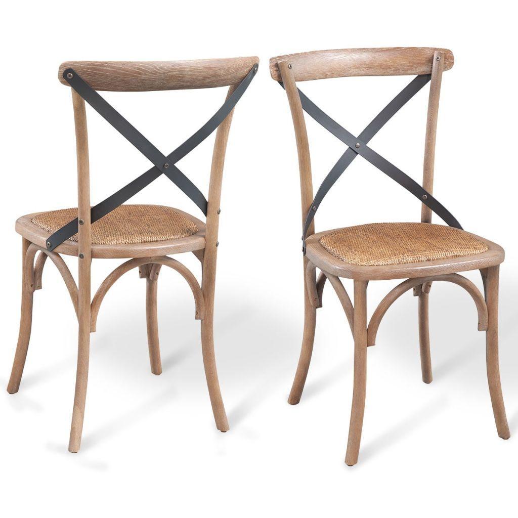 Dining Chairs 6 pcs 48x45x90 cm Solid Oak Wood
