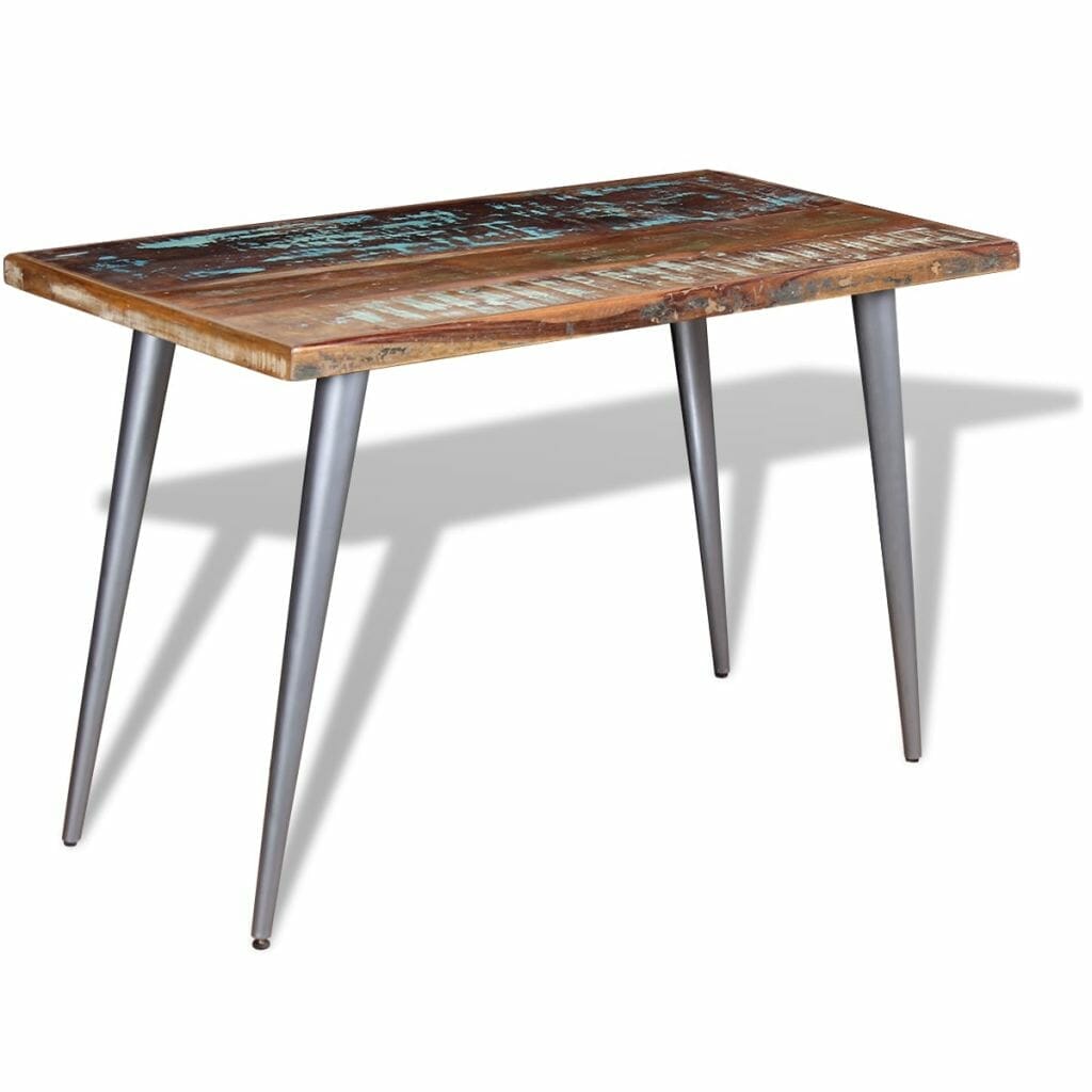 Dining Table Solid Reclaimed Wood 120x60x76 cm