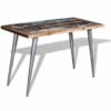Dining Table Solid Reclaimed Wood 120x60x76 cm