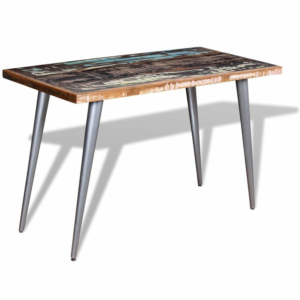 Dining Table Solid Reclaimed Wood 120x60x76 cm