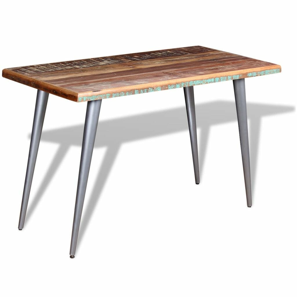Dining Table Solid Reclaimed Wood 120x60x76 cm