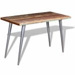 Dining Table Solid Reclaimed Wood 120x60x76 cm 4