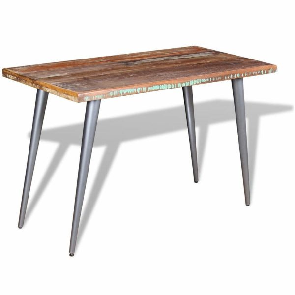 Dining Table Solid Reclaimed Wood 120X60X76 Cm
