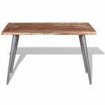 Dining Table Solid Reclaimed Wood 120x60x76 cm 6