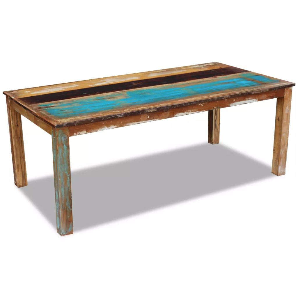 Dining Table Solid Reclaimed Wood 200x100x76 cm