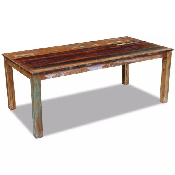 Dining Table Solid Reclaimed Wood 200X100X76 Cm